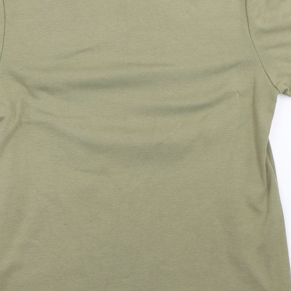 Preworn Womens Green   Basic T-Shirt Size 12