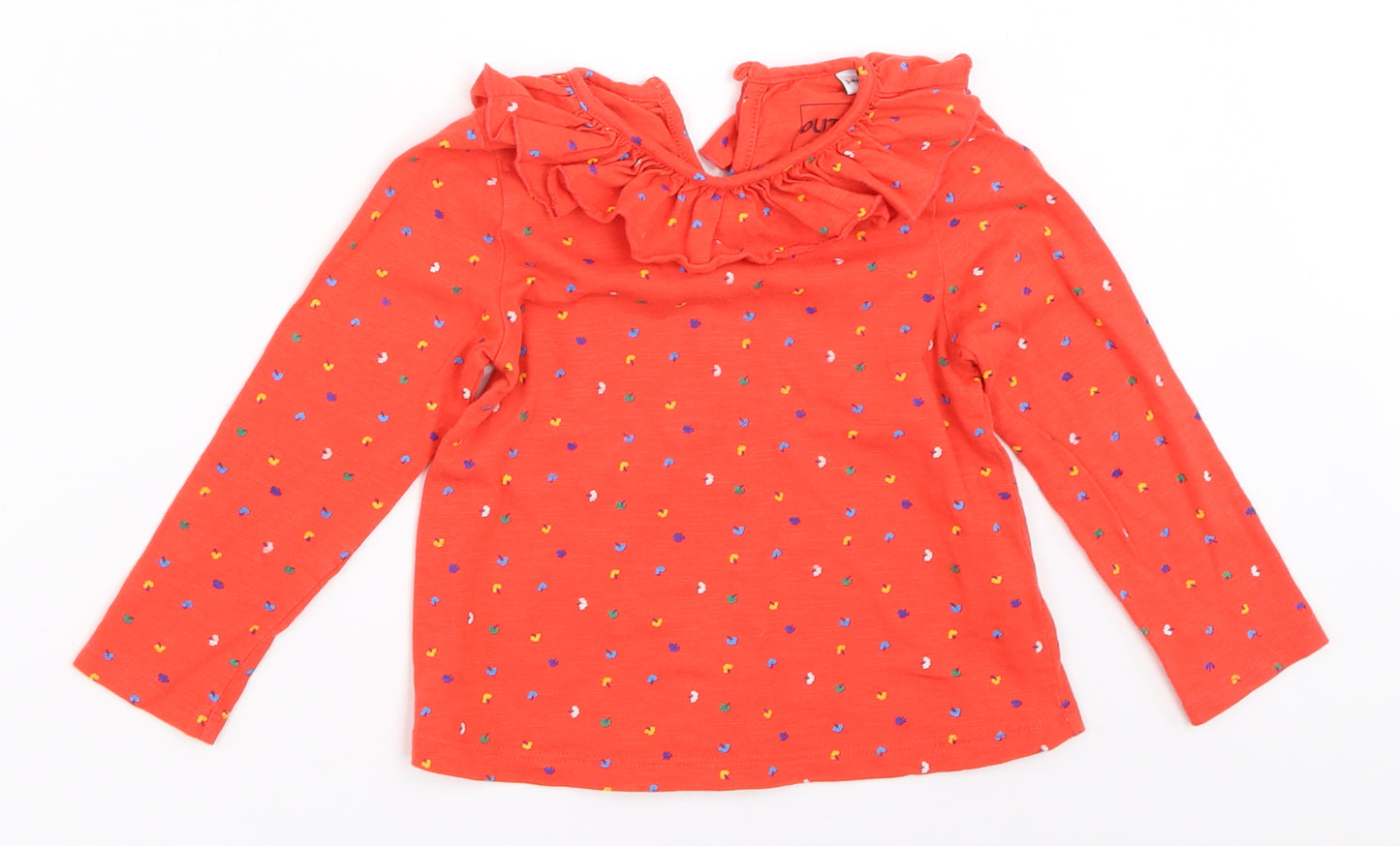 Outfit Girls Red   Basic T-Shirt Size 3-4 Years