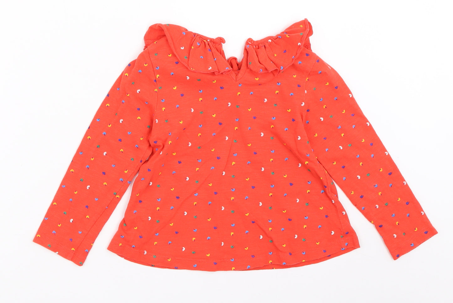 Outfit Girls Red   Basic T-Shirt Size 3-4 Years