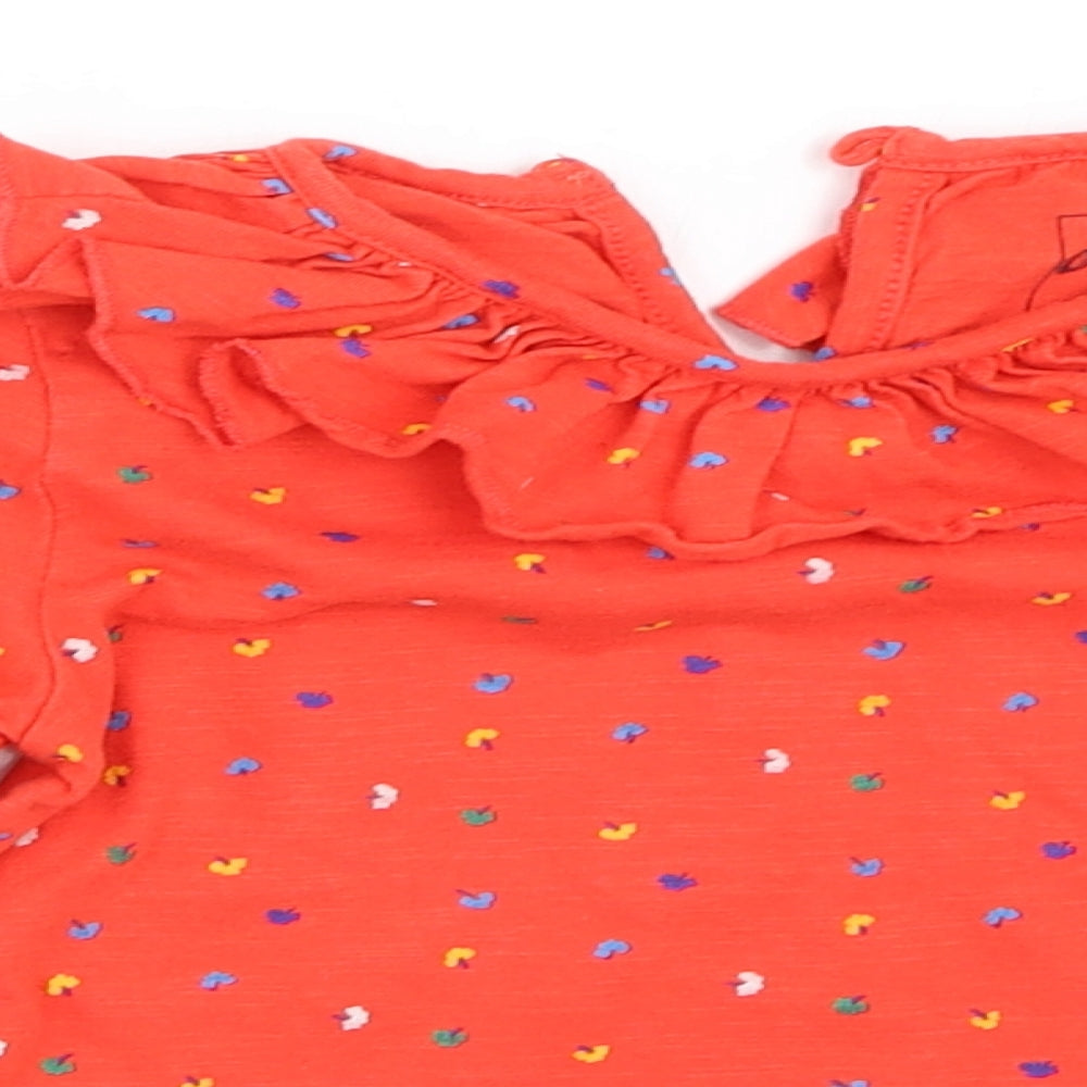 Outfit Girls Red   Basic T-Shirt Size 3-4 Years