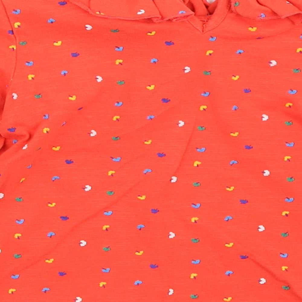 Outfit Girls Red   Basic T-Shirt Size 3-4 Years