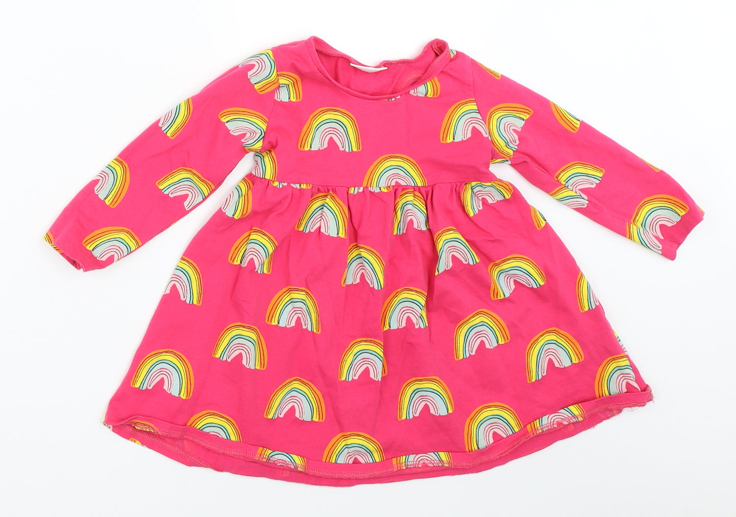 NEXT Girls Pink   Fit & Flare  Size 12-18 Months