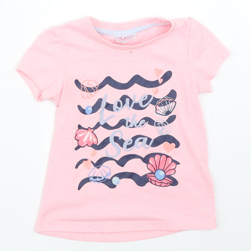 So Cute Girls Pink   Basic T-Shirt Size 12-18 Months