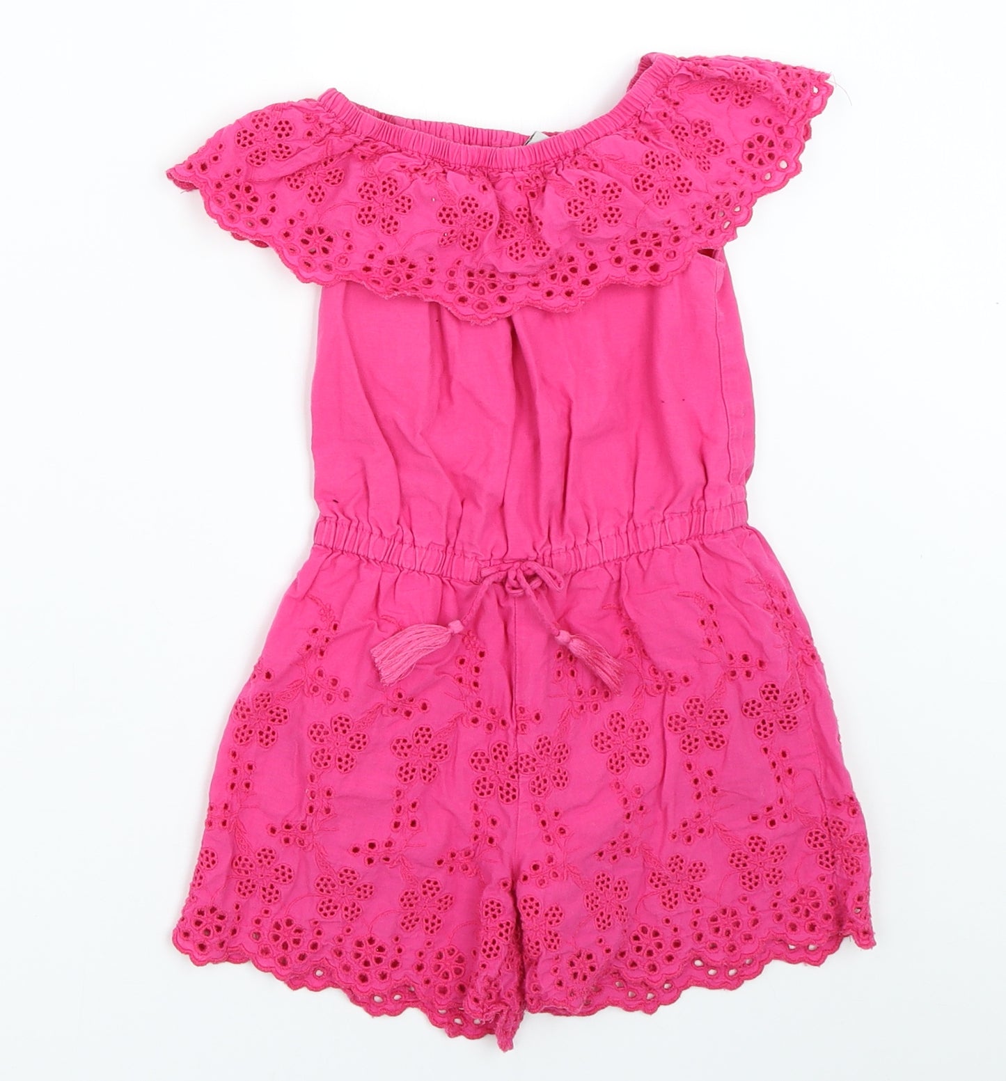 TU Girls Pink   Playsuit One-Piece Size 3-4 Years