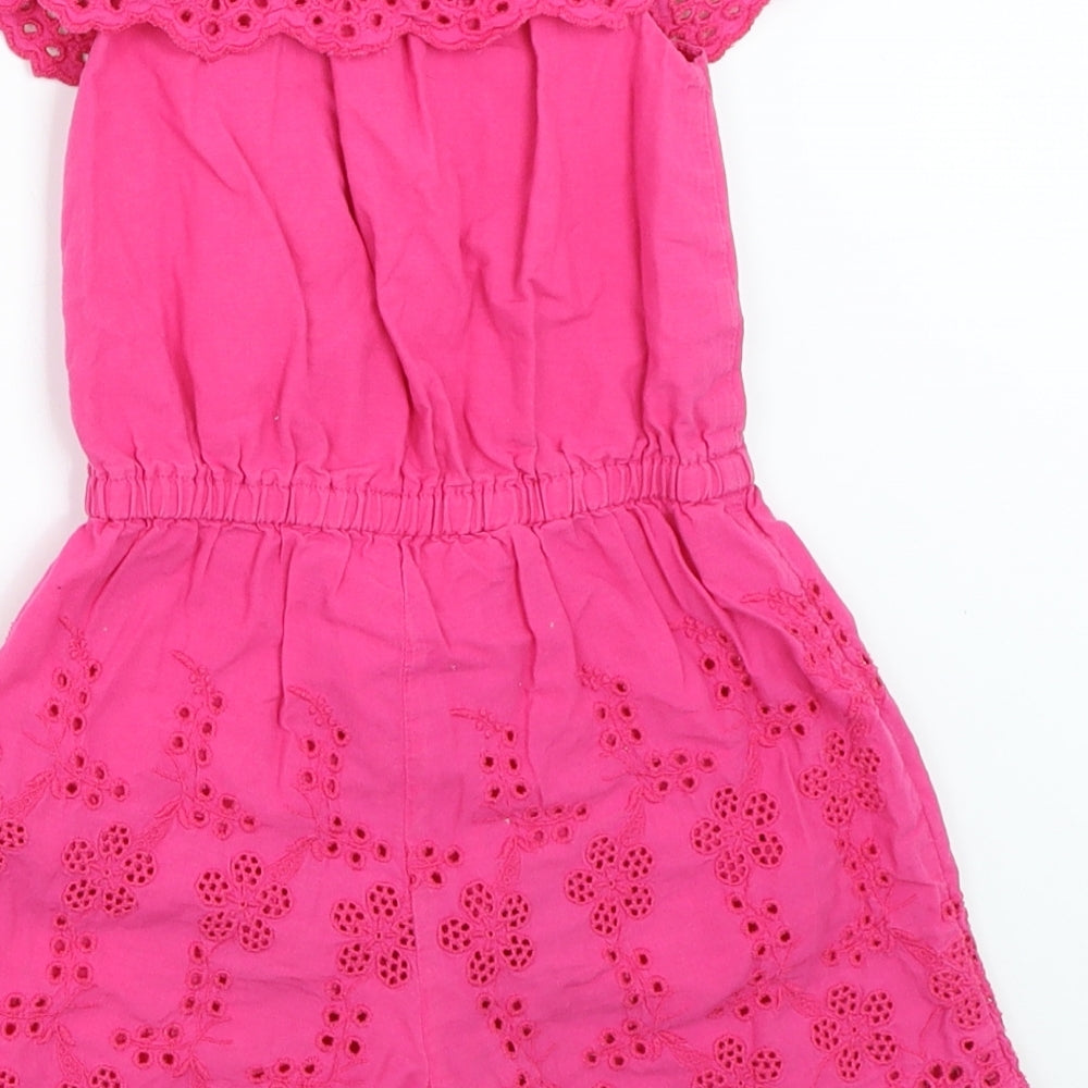 TU Girls Pink   Playsuit One-Piece Size 3-4 Years