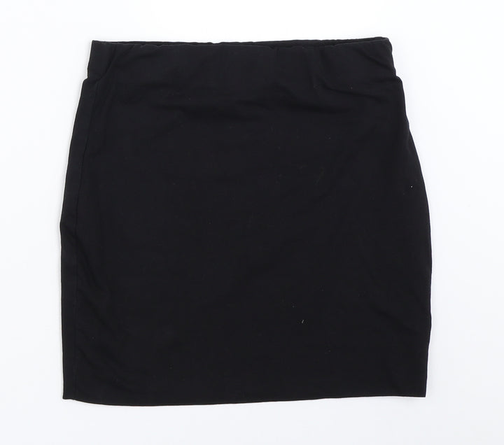 L&T Womens Black Mini Skirt Size 10