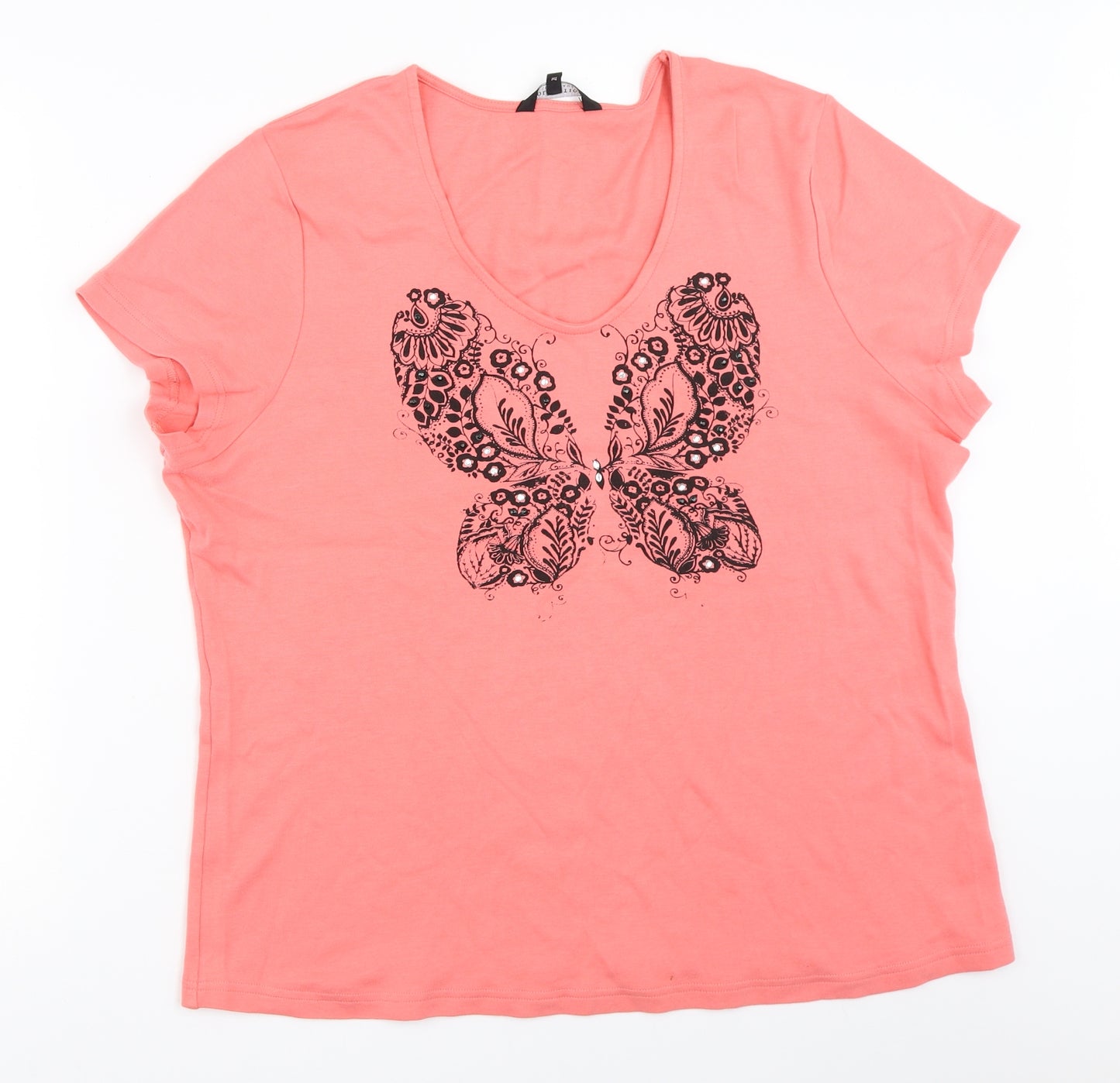 Debenhams Womens Pink   Basic T-Shirt Size 20