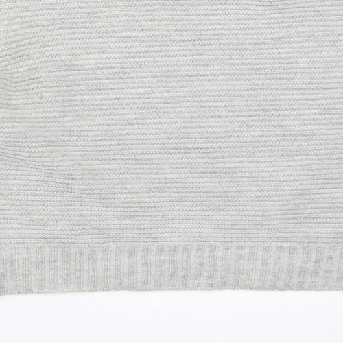 PRETTYLITTLETHING Womens Grey   Pullover Jumper Size 16