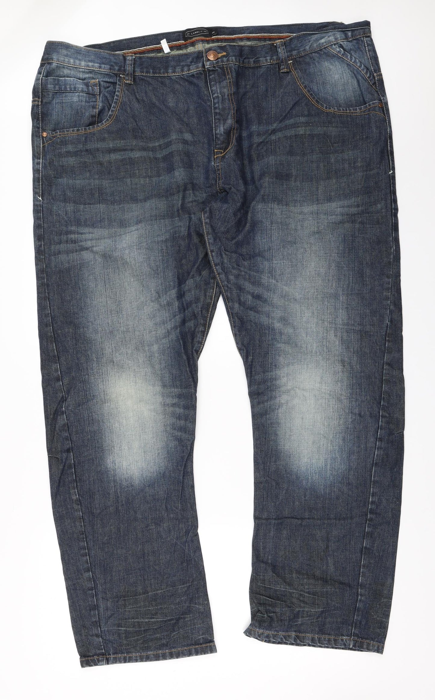 Label-J Mens Blue  Denim Straight Jeans Size 46 in L31 in