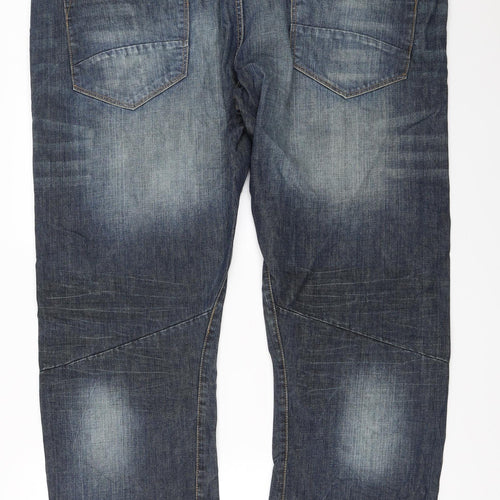 Label-J Mens Blue  Denim Straight Jeans Size 46 in L31 in