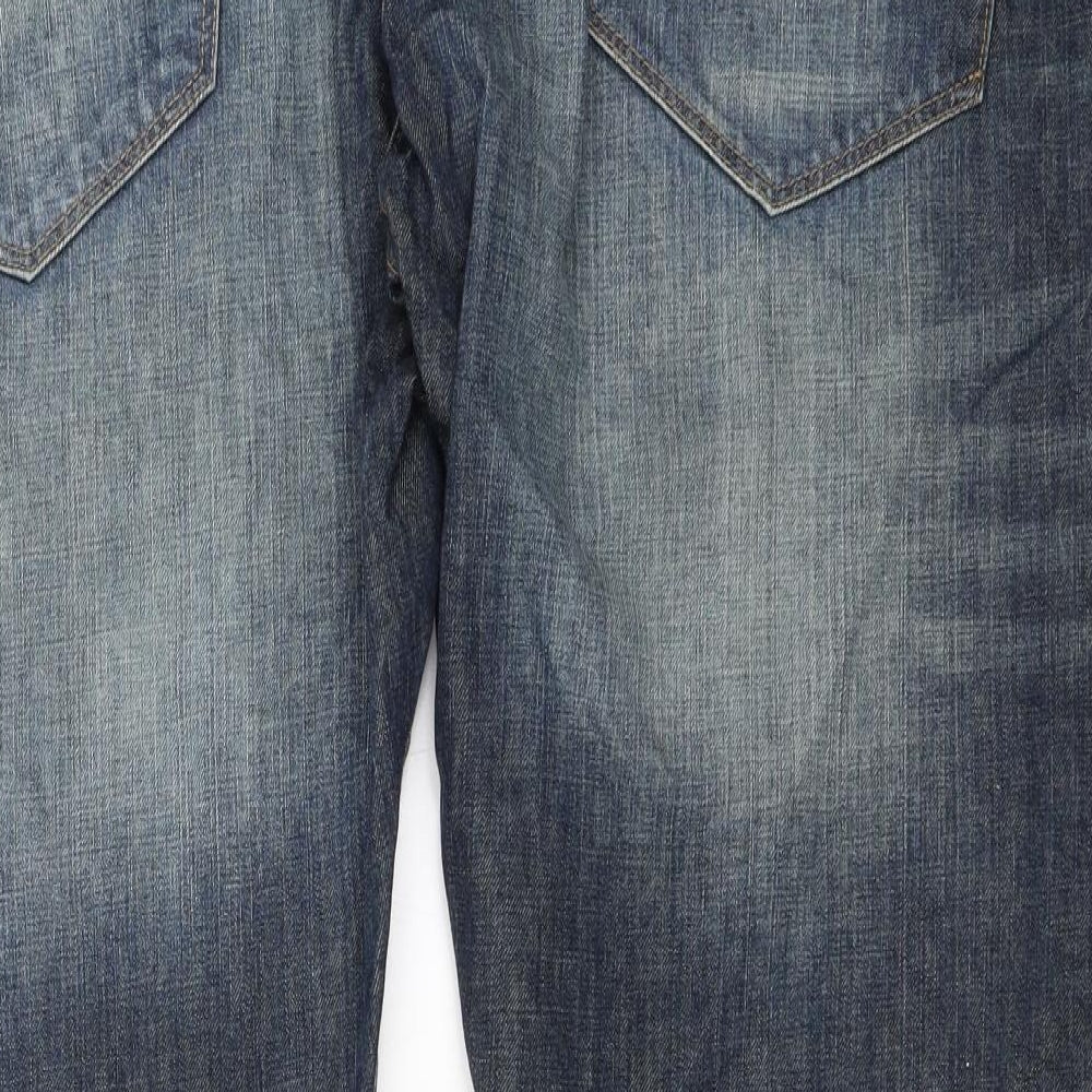 Label-J Mens Blue  Denim Straight Jeans Size 46 in L31 in