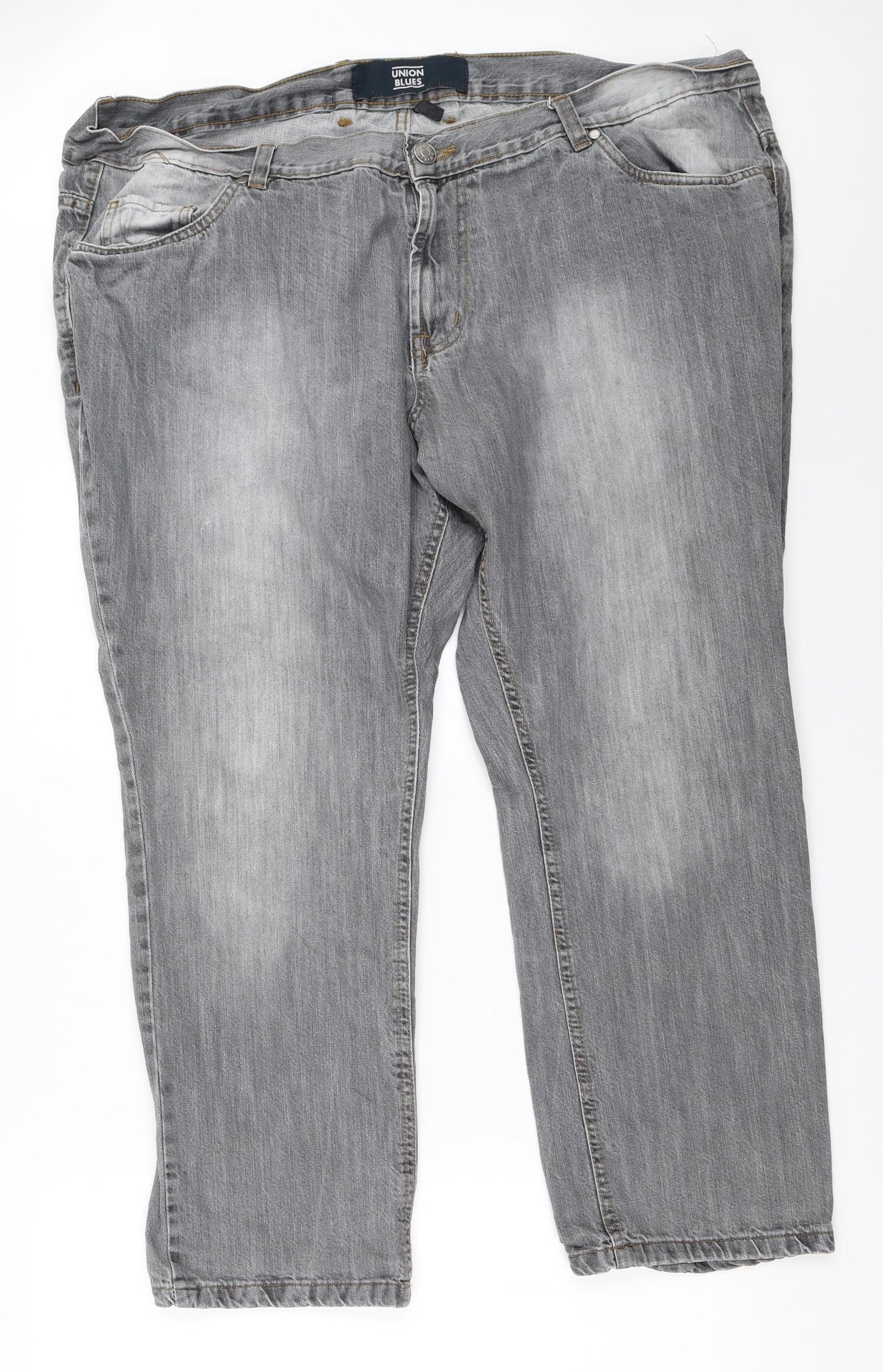Union Blues Mens Grey   Straight Jeans Size 46 in L28 in