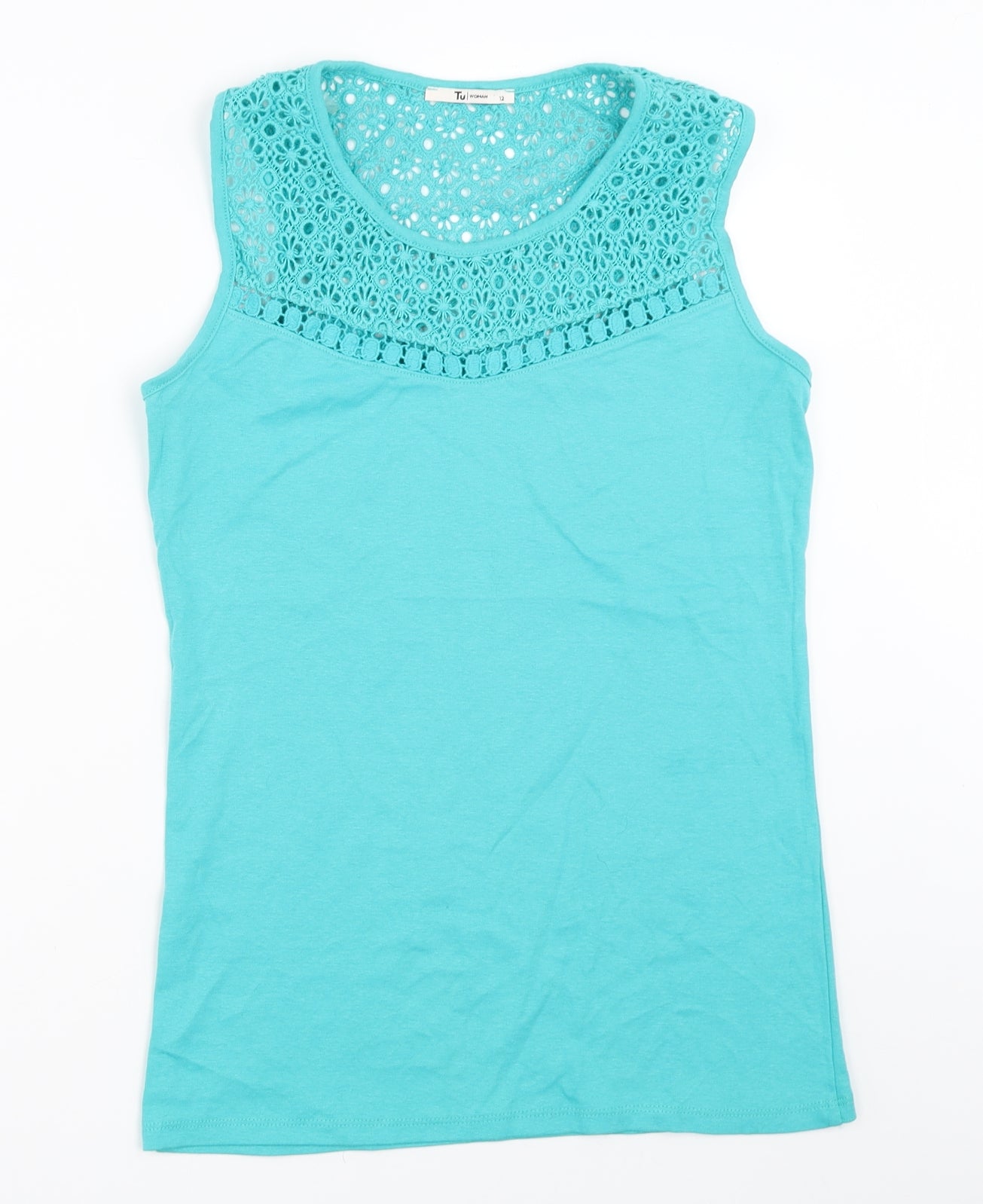 TU Womens Blue   Basic Tank Size 12