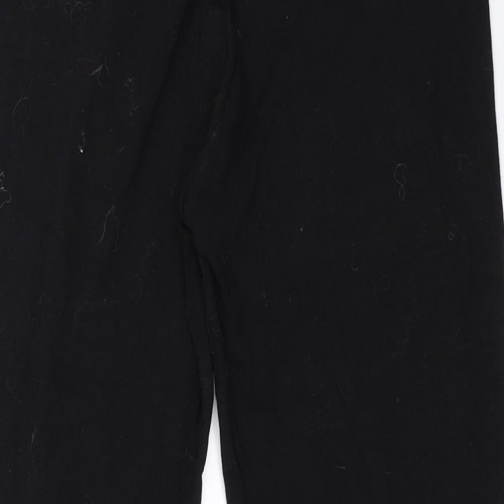 TU Womens Black   Cropped Leggings Size 12 L20 in