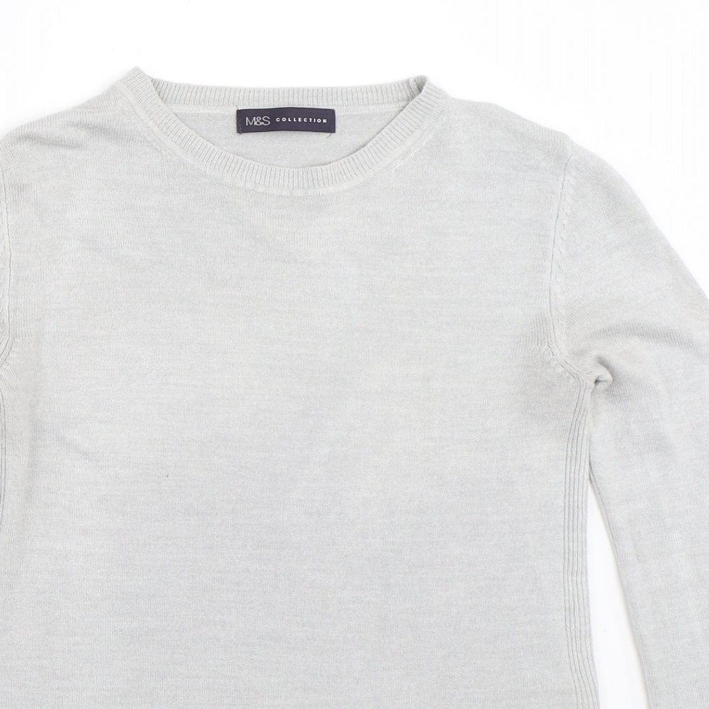 Marks and Spencer Womens Grey   Pullover Jumper Size 6