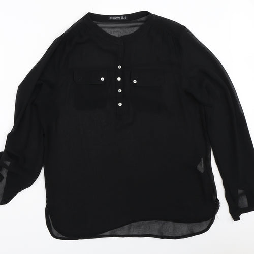 Atmosphere Womens Black   Basic Blouse Size 8