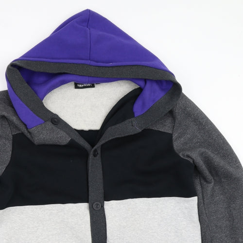 Björkvin Mens Grey   Cardigan Hoodie Size L