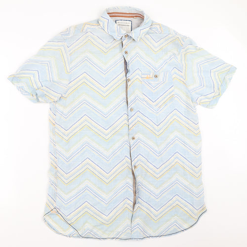 Debenhams Mens Blue    Button-Up Size L