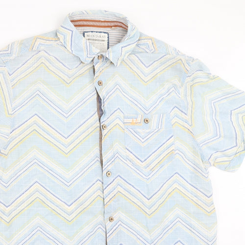 Debenhams Mens Blue    Button-Up Size L