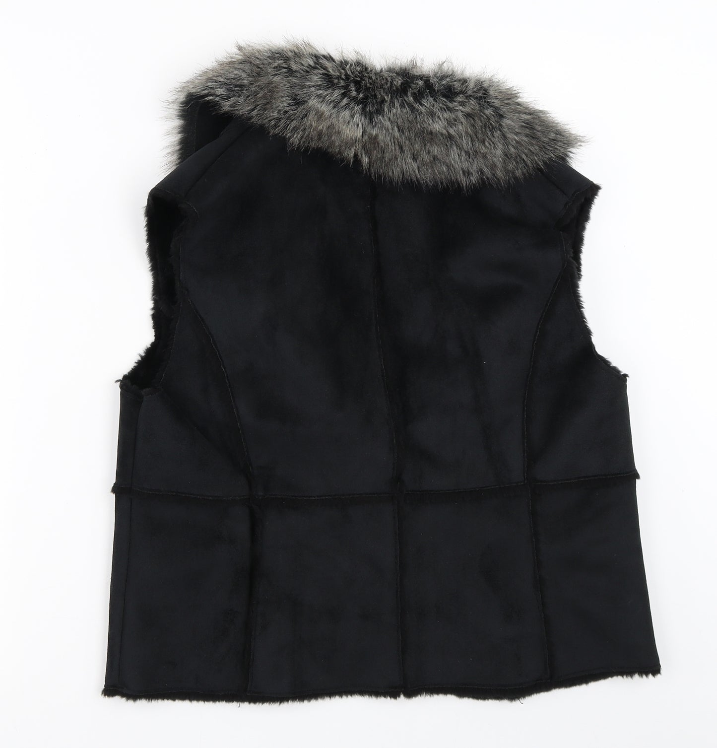 Dorothy Perkins Womens Black   Gilet Coat Size 16