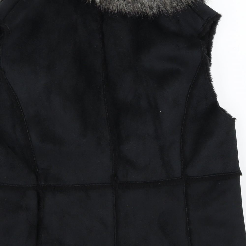 Dorothy Perkins Womens Black   Gilet Coat Size 16
