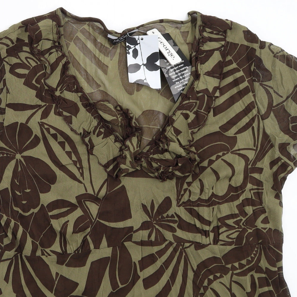 George Womens Green   Basic Blouse Size 18