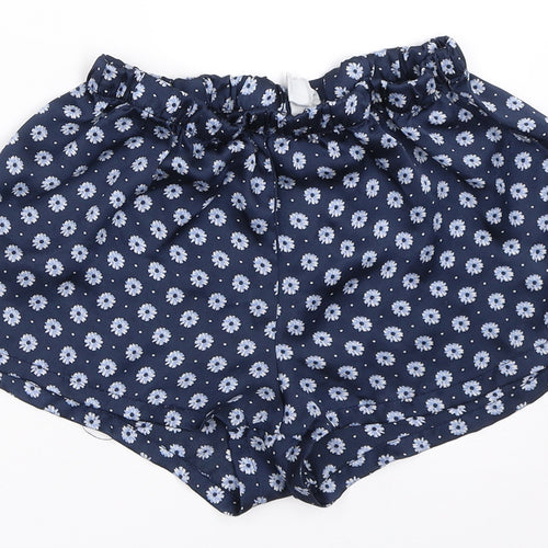 FOREVER 21 Womens Blue Floral  Top Sleep Shorts Size S