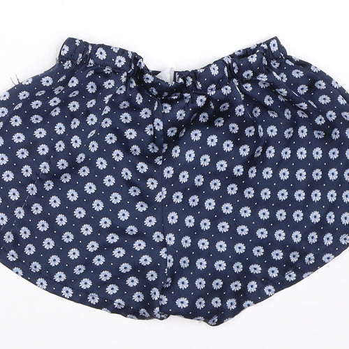 FOREVER 21 Womens Blue Floral  Top Sleep Shorts Size S