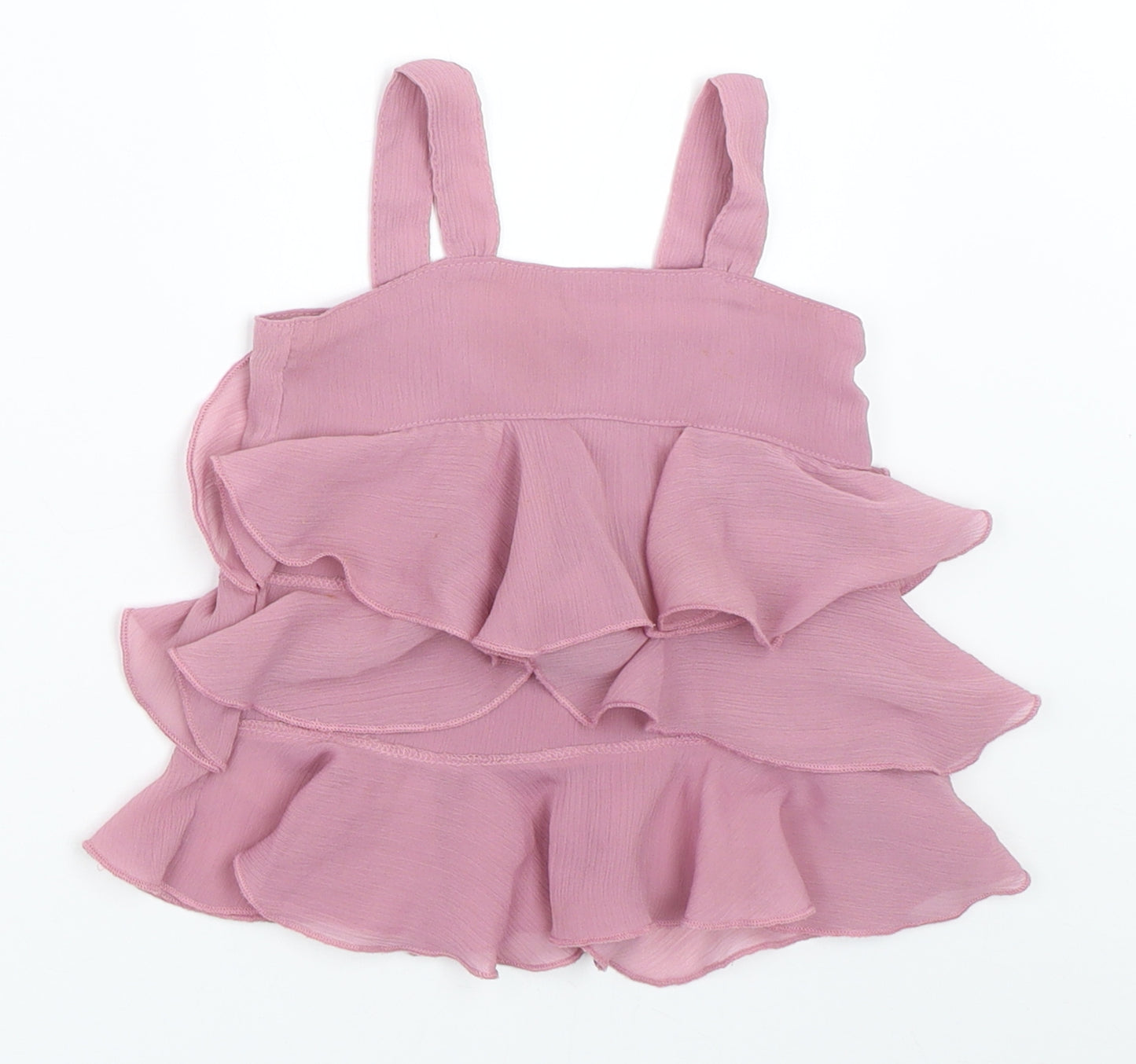 Baby Boutique Girls Pink   Basic Blouse Size 6-9 Months