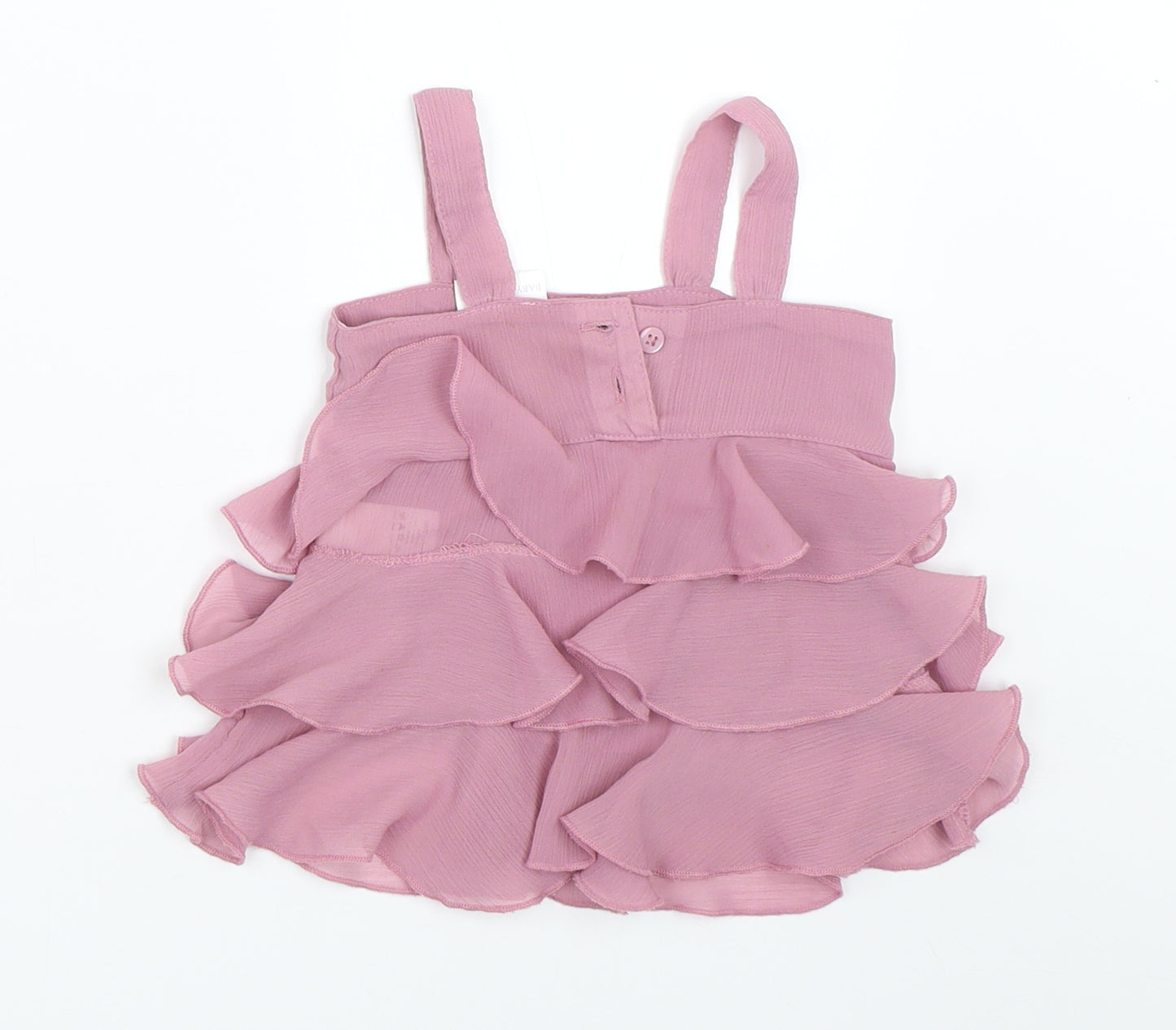 Baby Boutique Girls Pink   Basic Blouse Size 6-9 Months