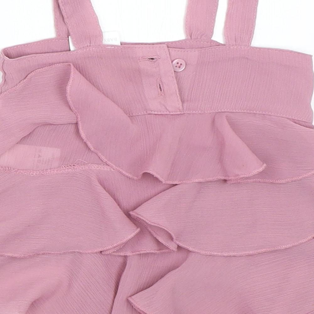 Baby Boutique Girls Pink   Basic Blouse Size 6-9 Months