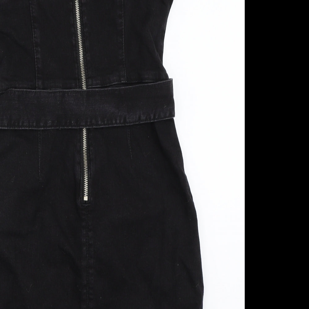 Primark Womens Black  Denim Mini  Size 12