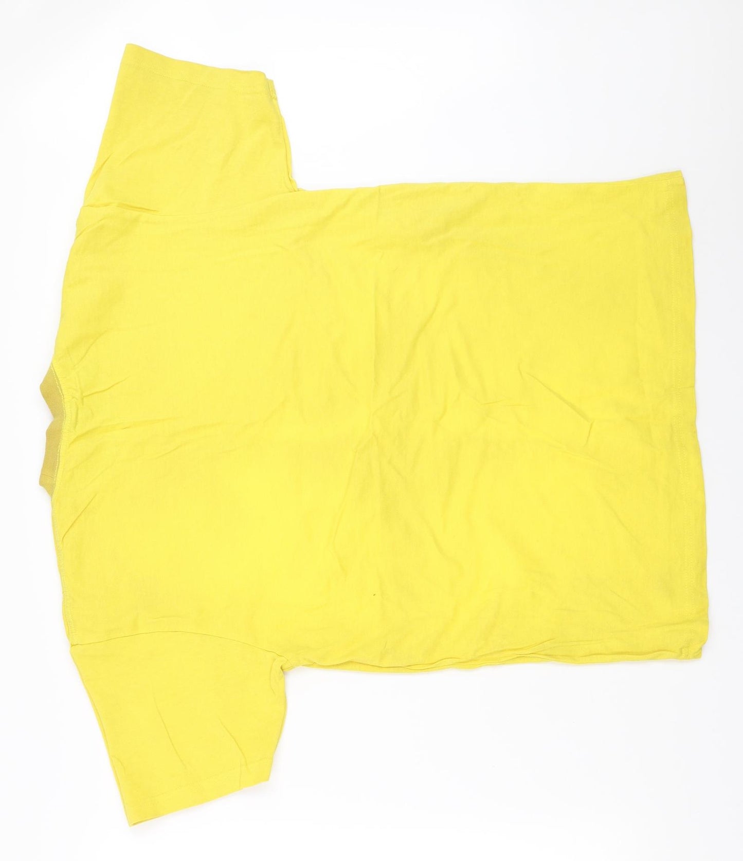 Foot Locker Mens Yellow    T-Shirt Size M