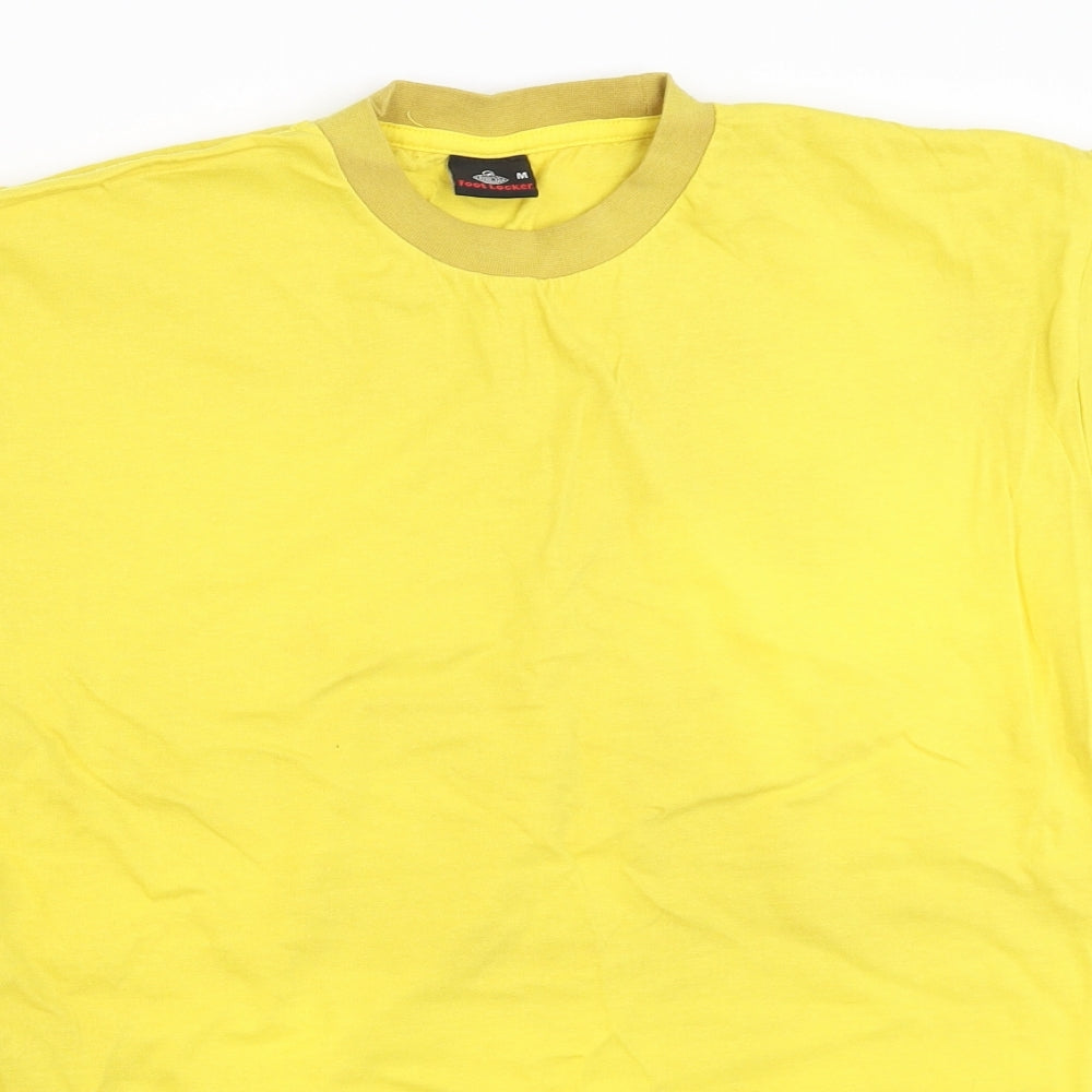 Foot Locker Mens Yellow    T-Shirt Size M
