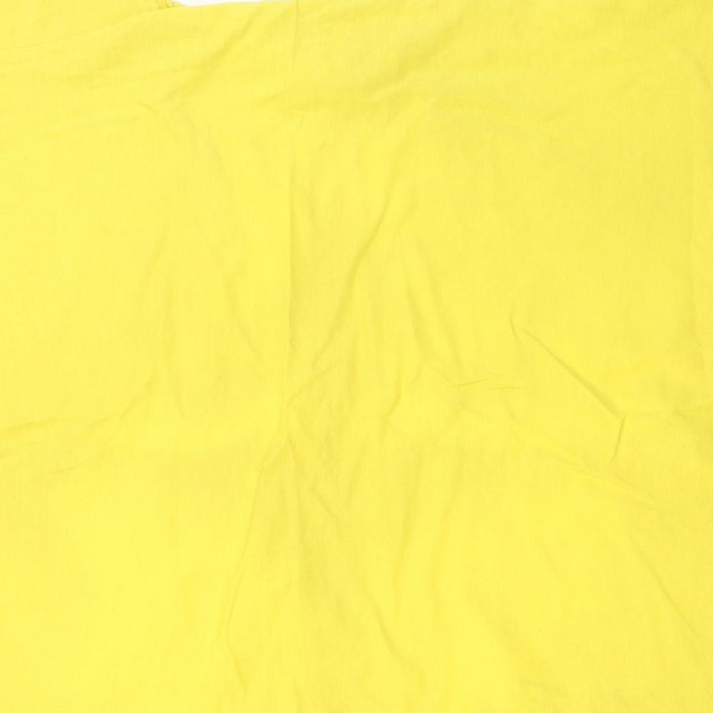 Foot Locker Mens Yellow    T-Shirt Size M