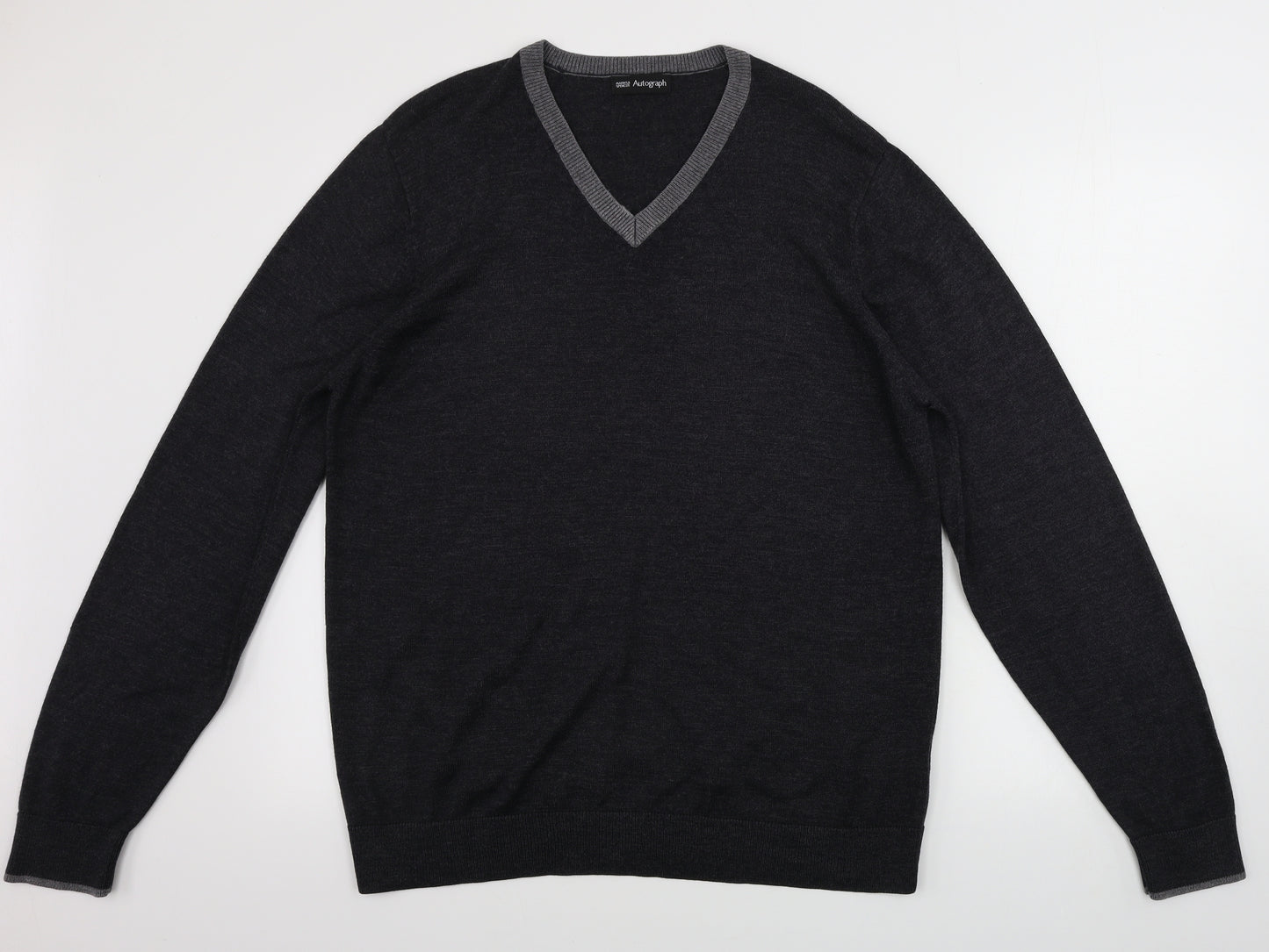 Marks and Spencer  Mens Grey   Pullover Jumper Size L