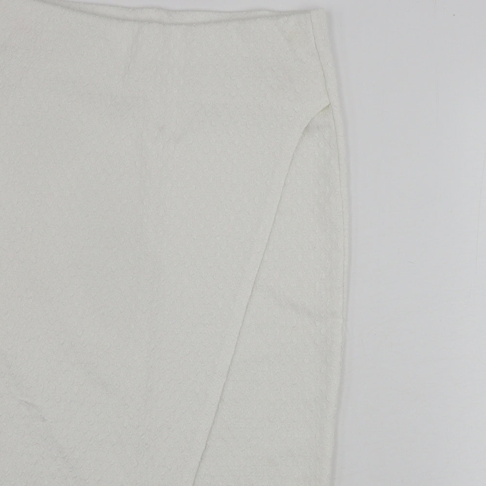 River Island  Womens White   Bandage Skirt Size 8
