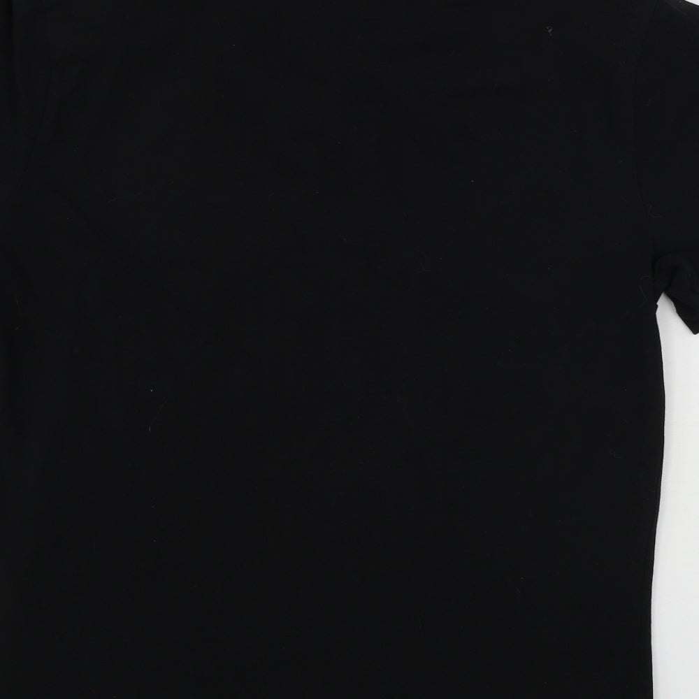 H&M  Mens Black    Polo Size M