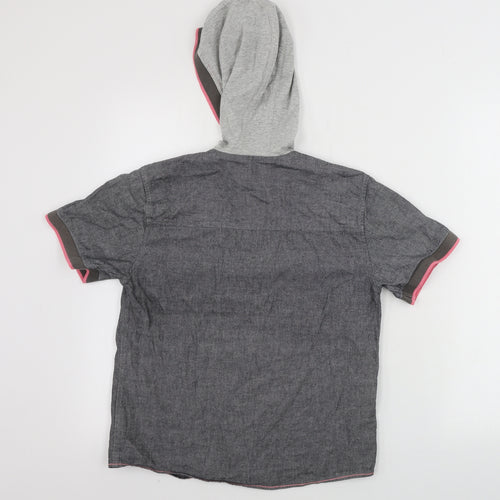 Marks and Spencer  Girls Grey   Basic Button-Up Size 11 Years