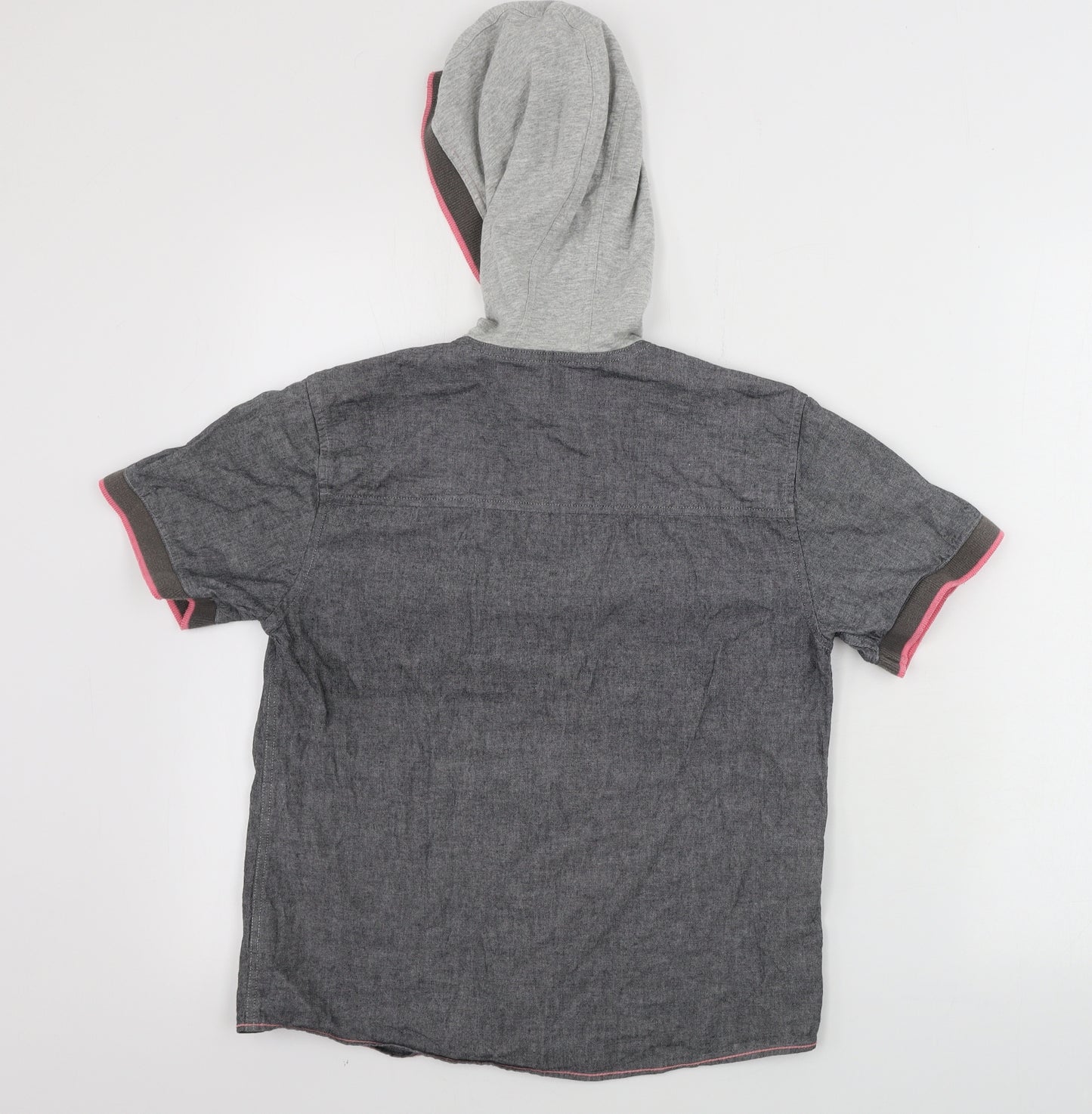 Marks and Spencer  Girls Grey   Basic Button-Up Size 11 Years