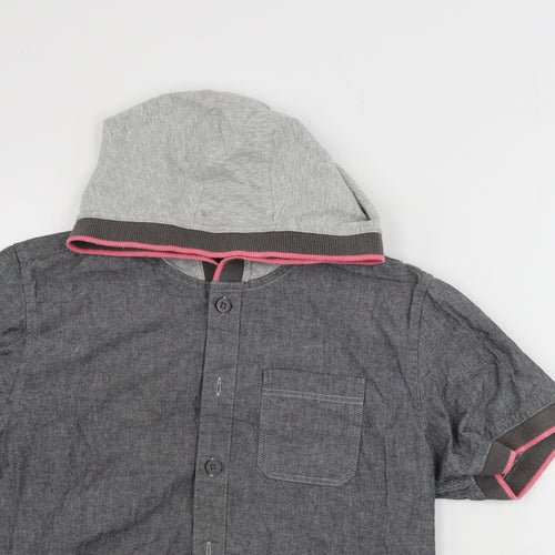 Marks and Spencer  Girls Grey   Basic Button-Up Size 11 Years