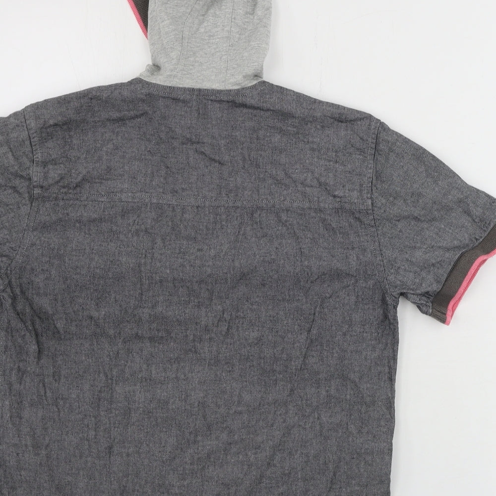 Marks and Spencer  Girls Grey   Basic Button-Up Size 11 Years