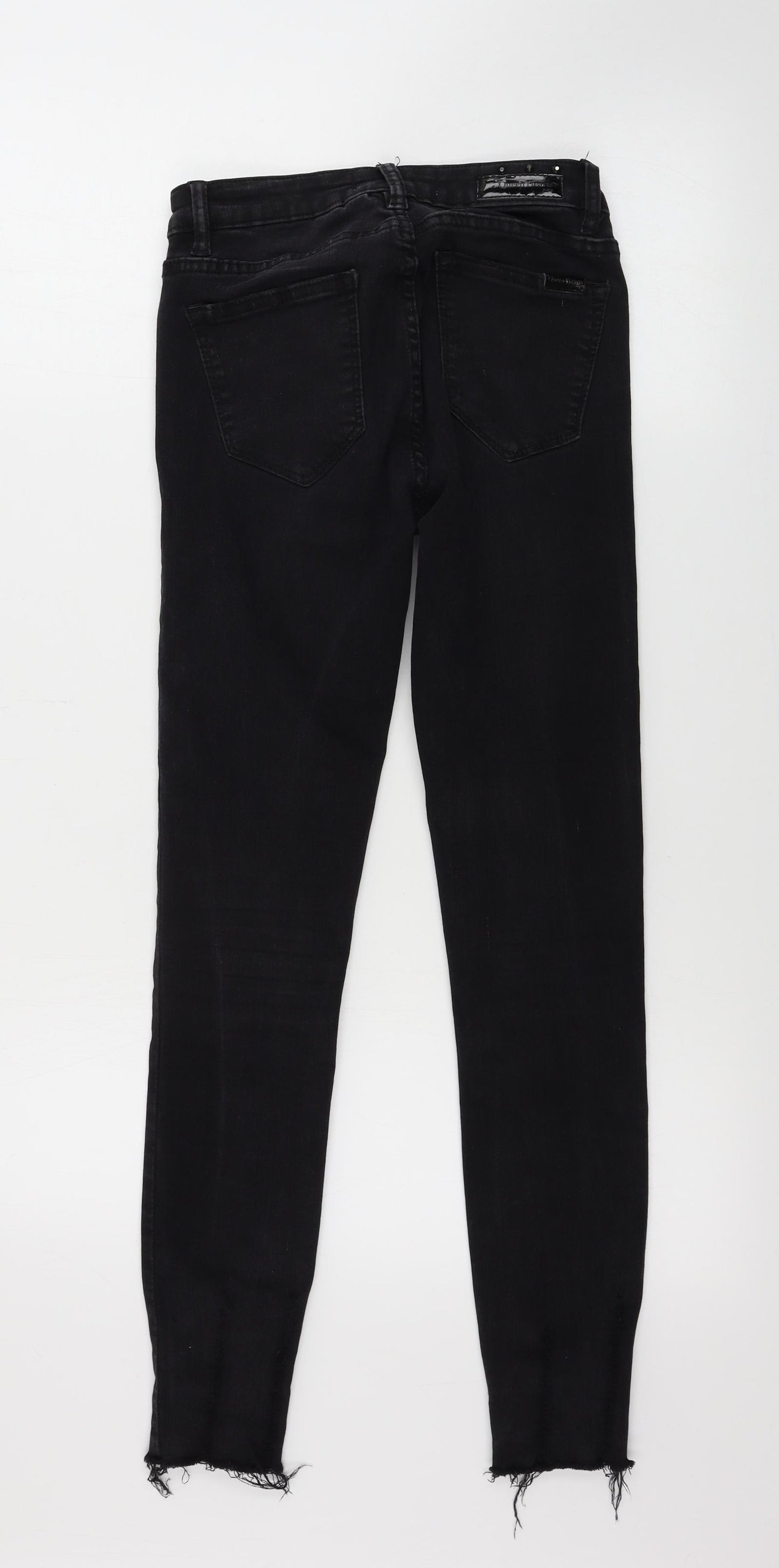 Queen Hearts  Womens Black   Skinny Jeans Size S L26 in