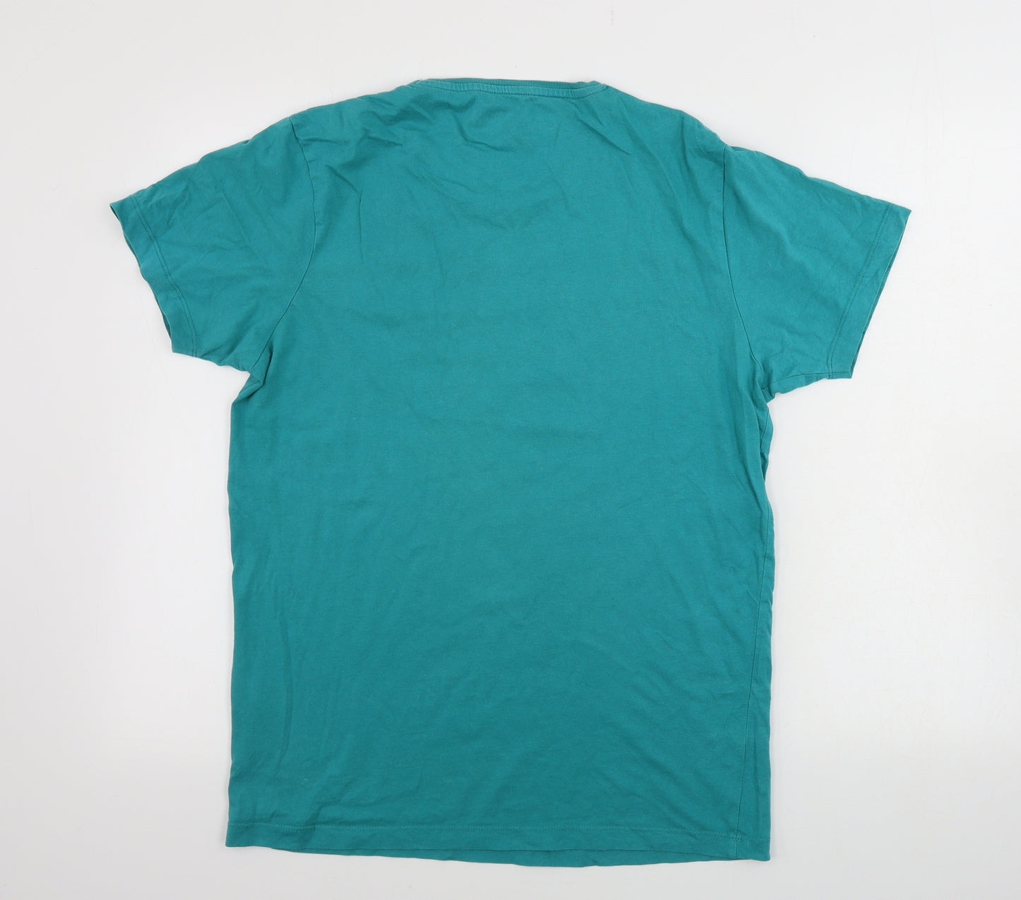 JACK & JONES  Mens Green    T-Shirt Size L