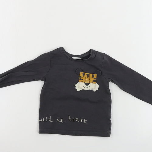 NEXT  Boys Grey   Basic T-Shirt Size 6-9 Months