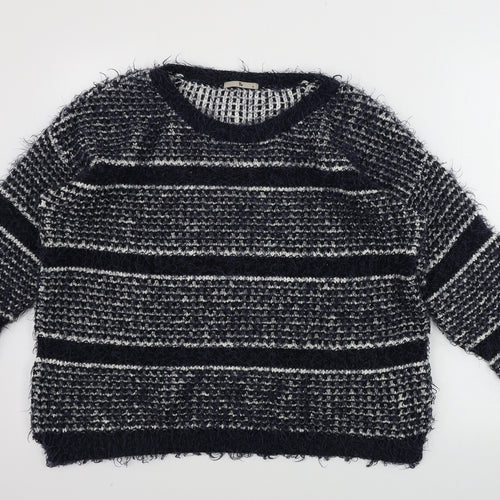 TU Womens Blue Striped  Pullover Jumper Size 16