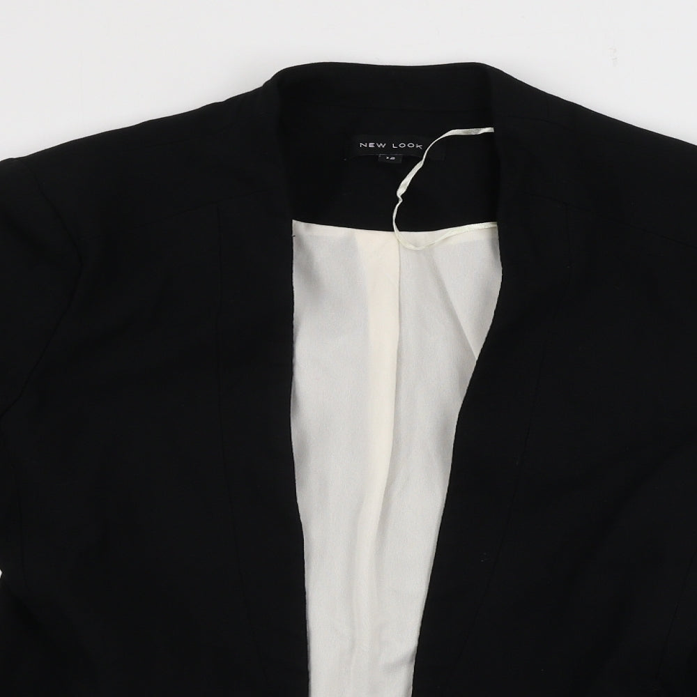 New Look  Womens Black   Jacket Blazer Size 12