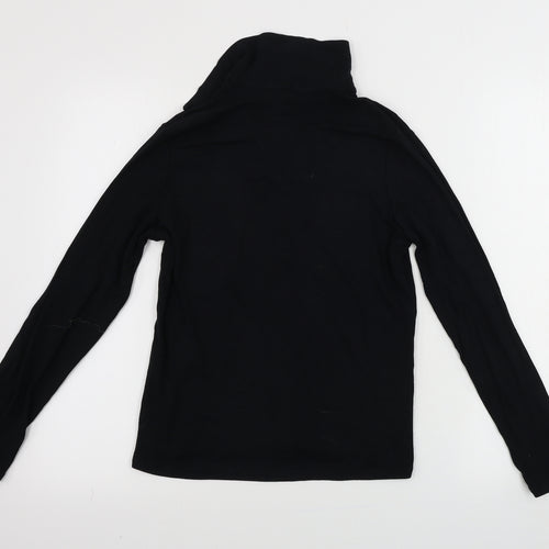 Marks and Spencer  Womens Black   Henley Jumper Size 14