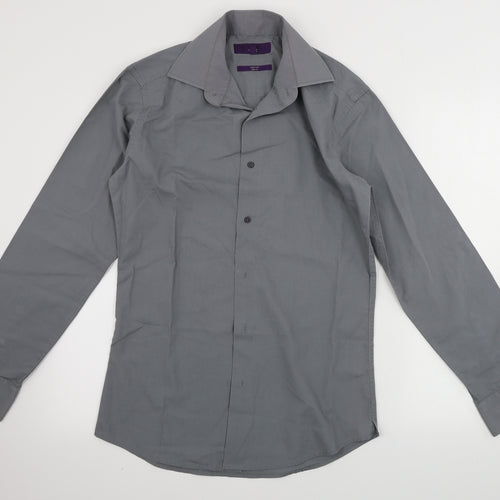 NEXT  Mens Grey    Dress Shirt Size 14