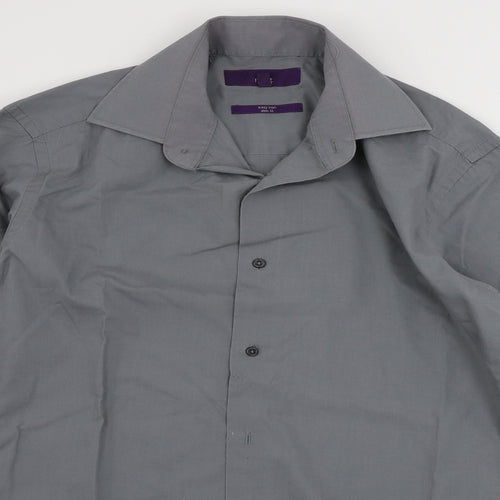 NEXT  Mens Grey    Dress Shirt Size 14